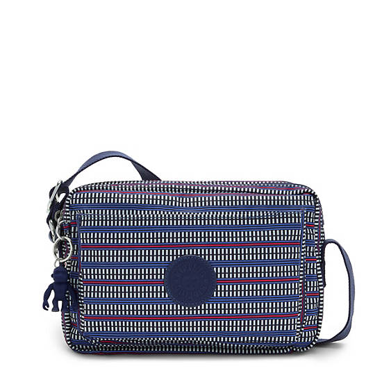 Torba Crossbody Kipling Abanu Medium Printed Niebieskie | PL 2193GS